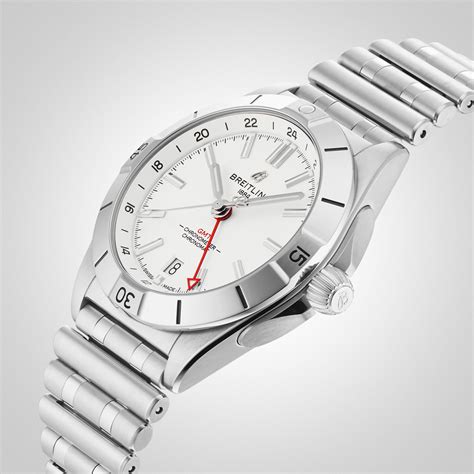 white breitling watch|Breitling white dial.